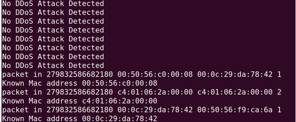 DDOS attack detection and mitigation